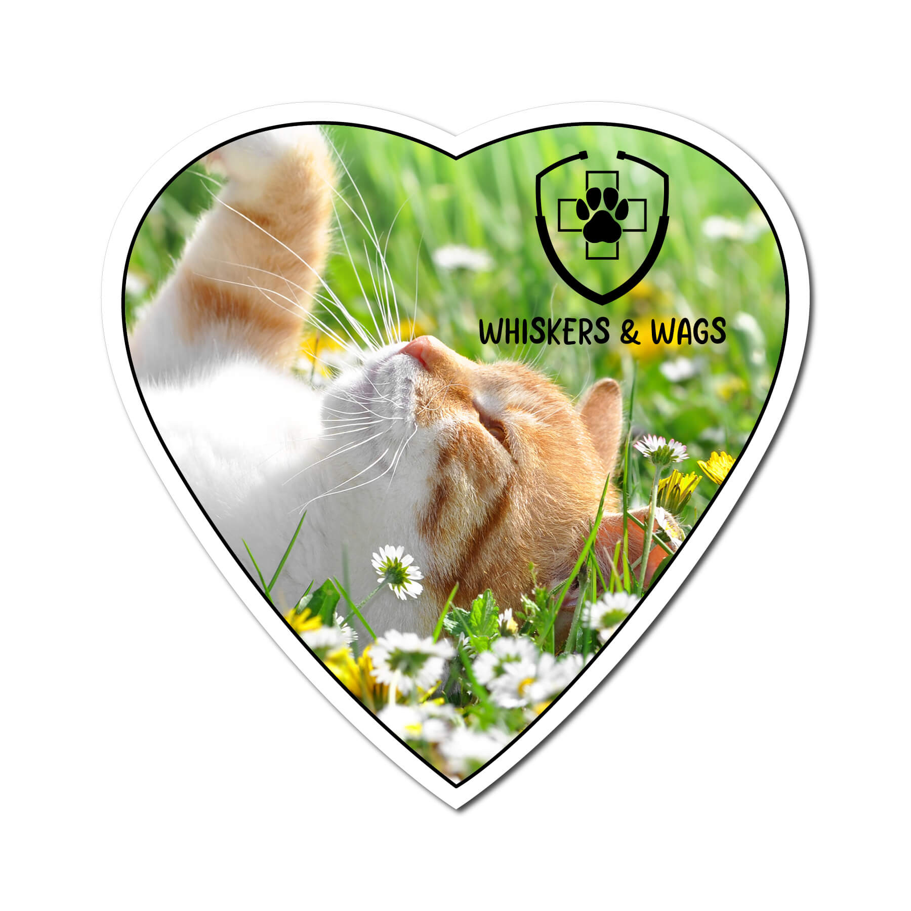HEART5-20       - Heart Shaped NoteKeeper™ Magnet 20 Mil                           